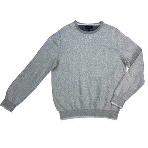 Banana Republic 100% Cotton Men's Pullover Grey Sweater Size L